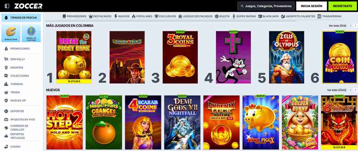 Zoccer - Conoce aquí a los mejores casinos online de España del 2026